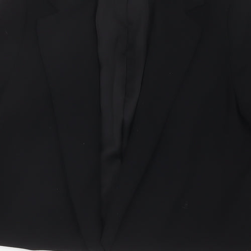 Mango Women's Black Blazer S, Notch Lapel, Lined
