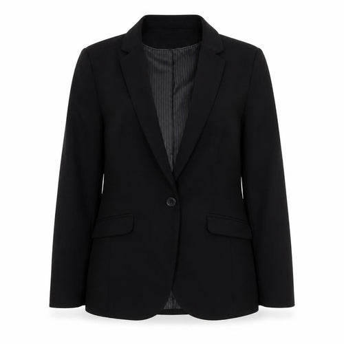 H&M Women’s Black Size 12 Blazer – Classic Business Lined