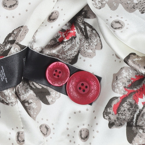 Marks and Spencer Women's Red Wool Pea Coat Size 16