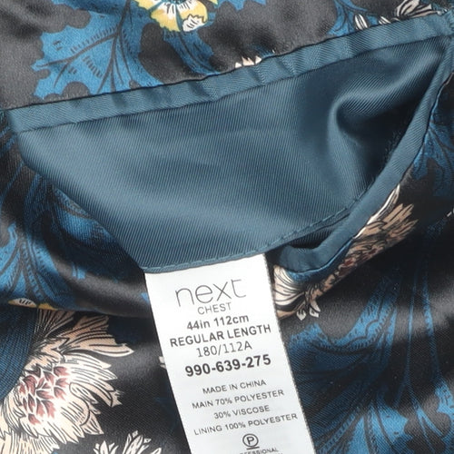 Next Men's Blue Check Slim Fit Blazer 44R