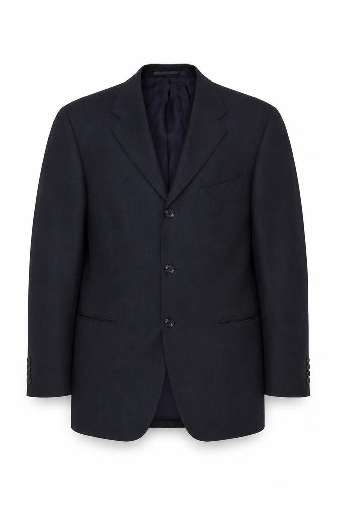 Vintage Men's Black Wool Blazer, 38R, Business Attire