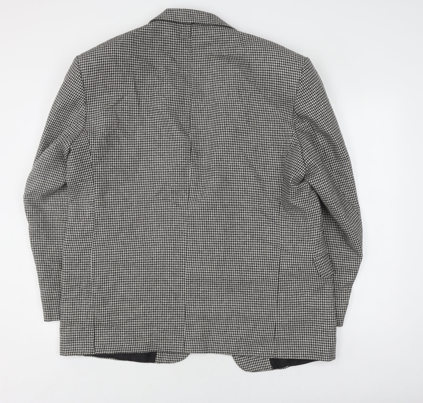 Quality Casuals Men's Grey Check Blazer, 44R, Classic