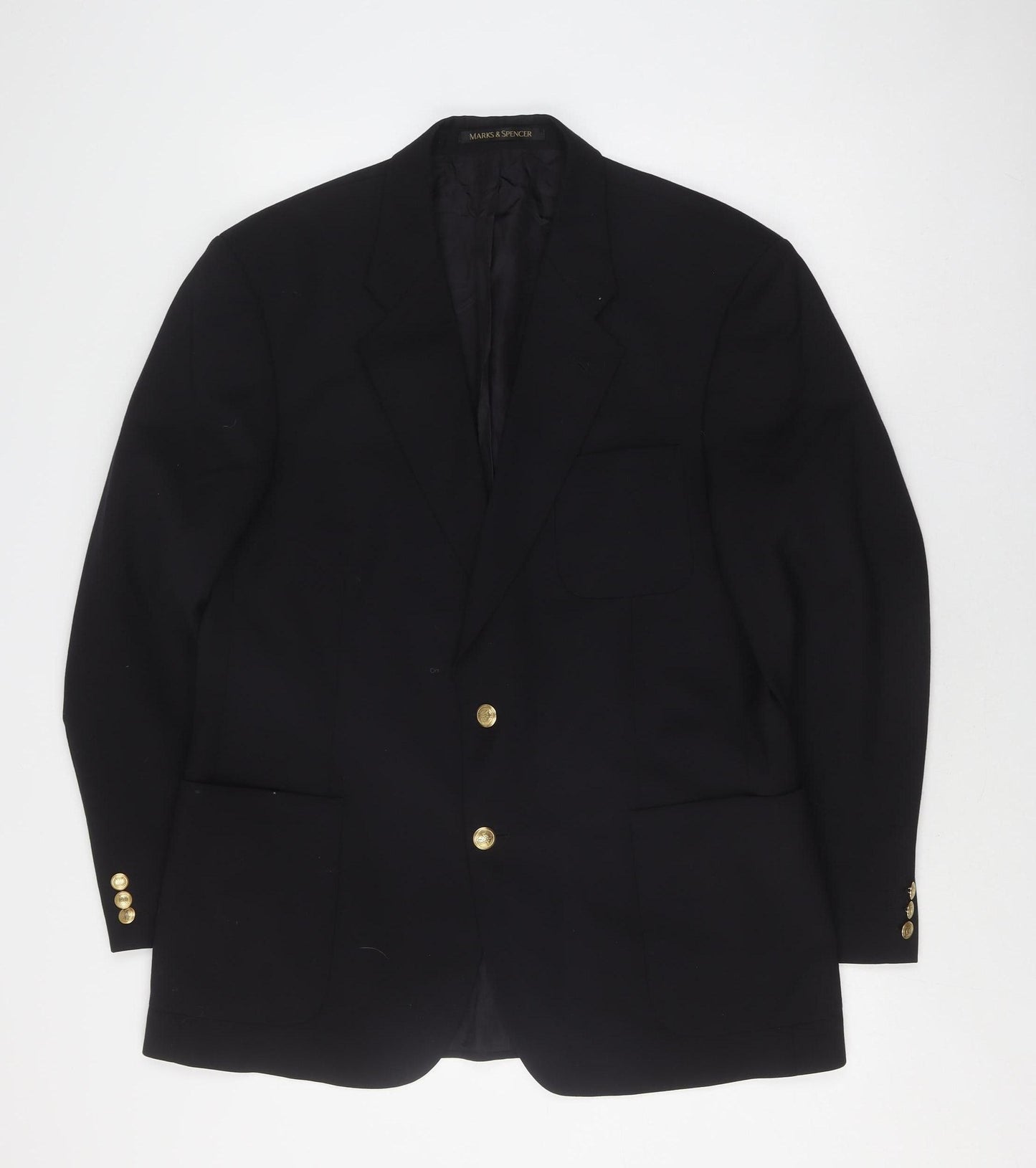 Marks & Spencer Men's Black Blazer, 42R, Formal Wear