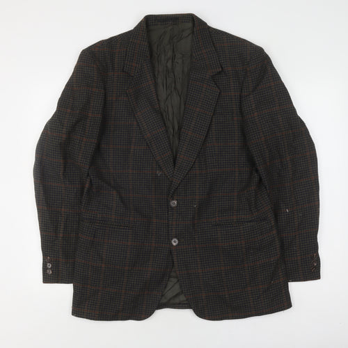 Periscope Men's Brown Houndstooth Blazer Size 40R