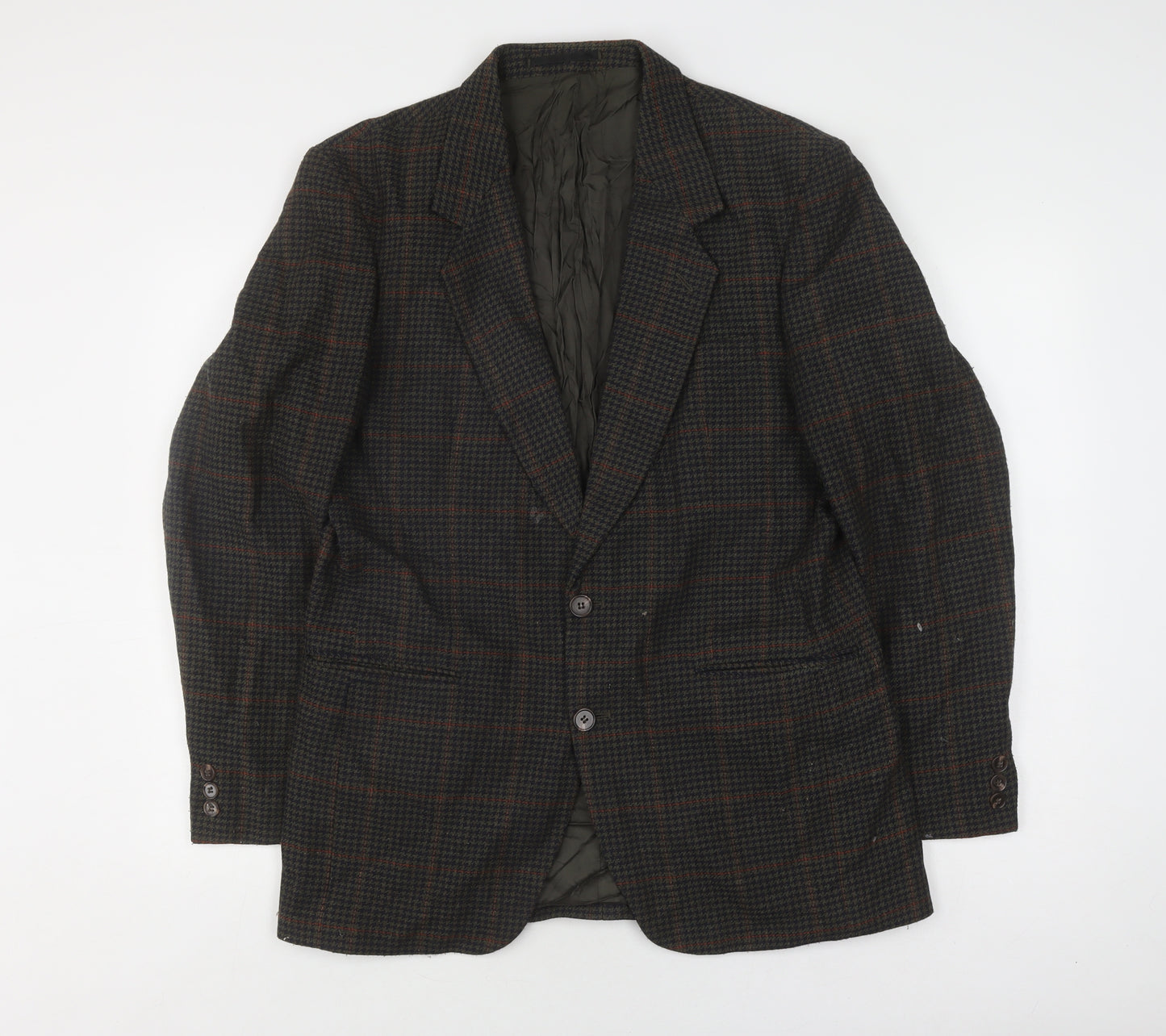 Periscope Men's Brown Houndstooth Blazer Size 40R