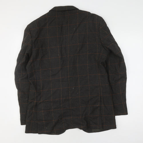 Periscope Men's Brown Houndstooth Blazer Size 40R