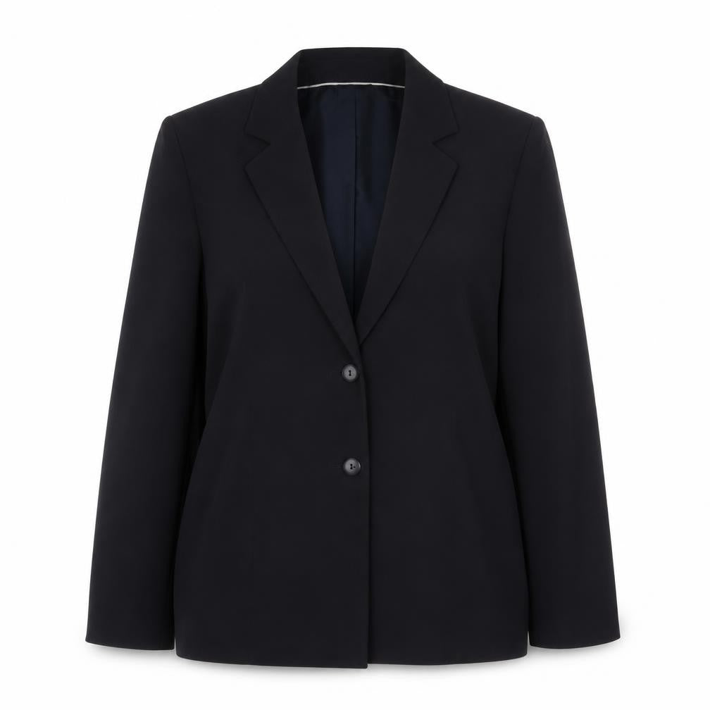 Front view of Per Una Women's Black Suit Jacket, size 14, Regular