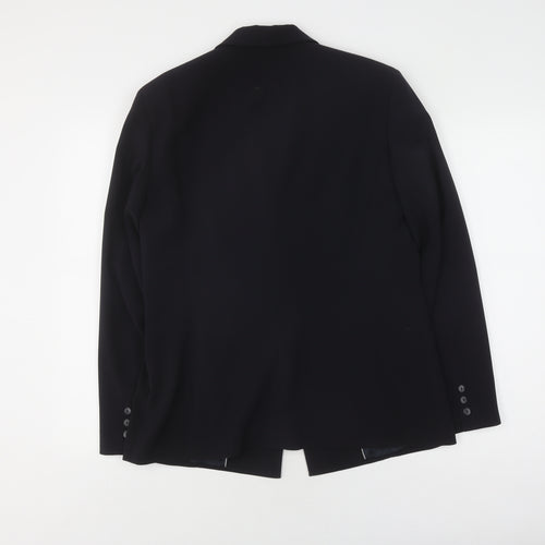 Per Una Women's Black Suit Jacket Size 14 Regular