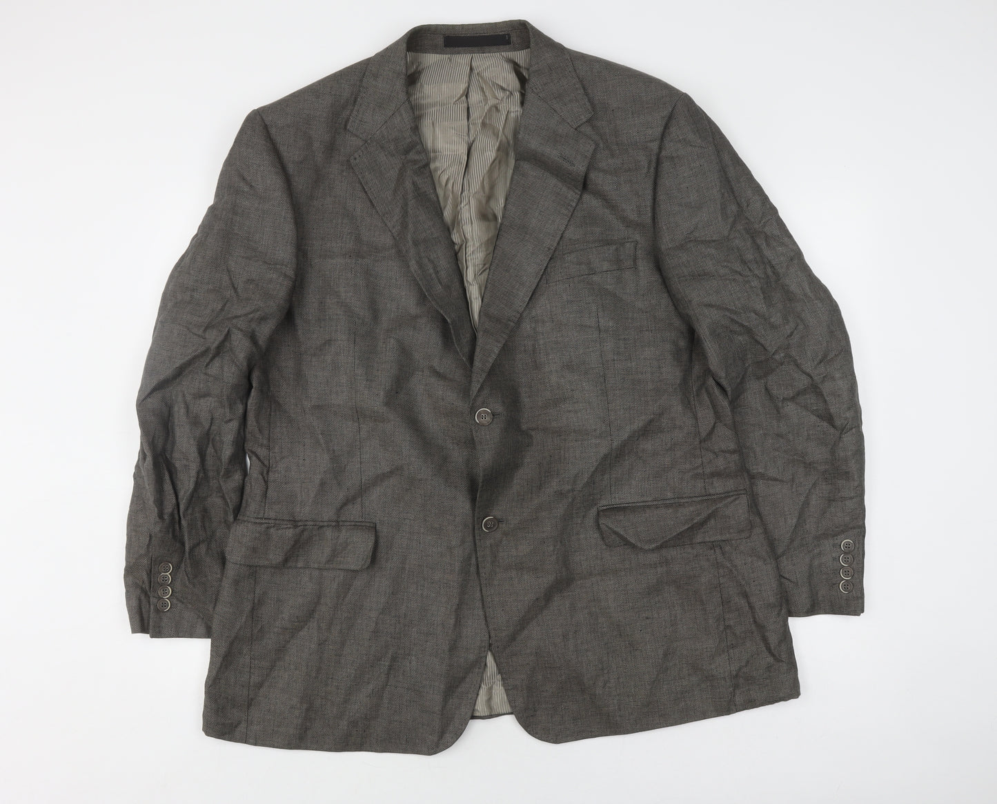 Marks & Spencer Grey Wool Blazer - Men's 44R Classic