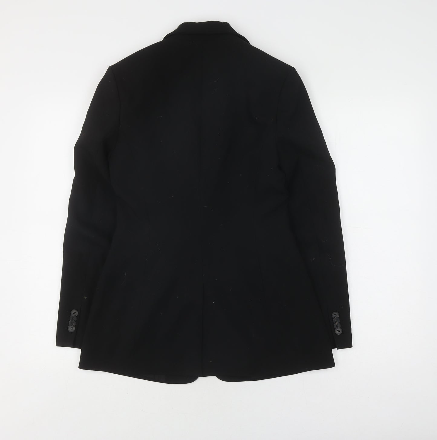 H&M Women's Black Suit Jacket Size 6 Notch Lapel