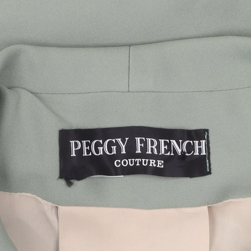 Peggy French Couture Women's Green Blazer, Size 18