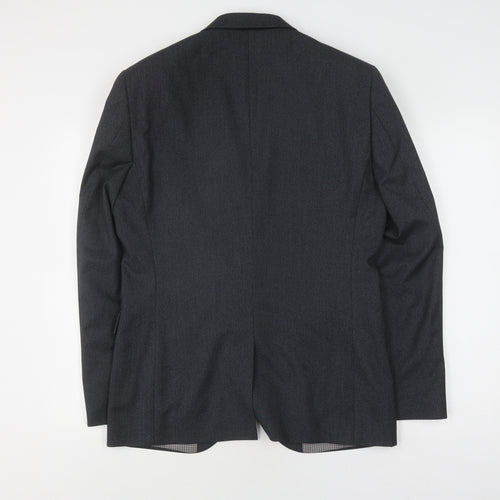 Next Men's Grey Suit Jacket, Size 38, Regular Fit