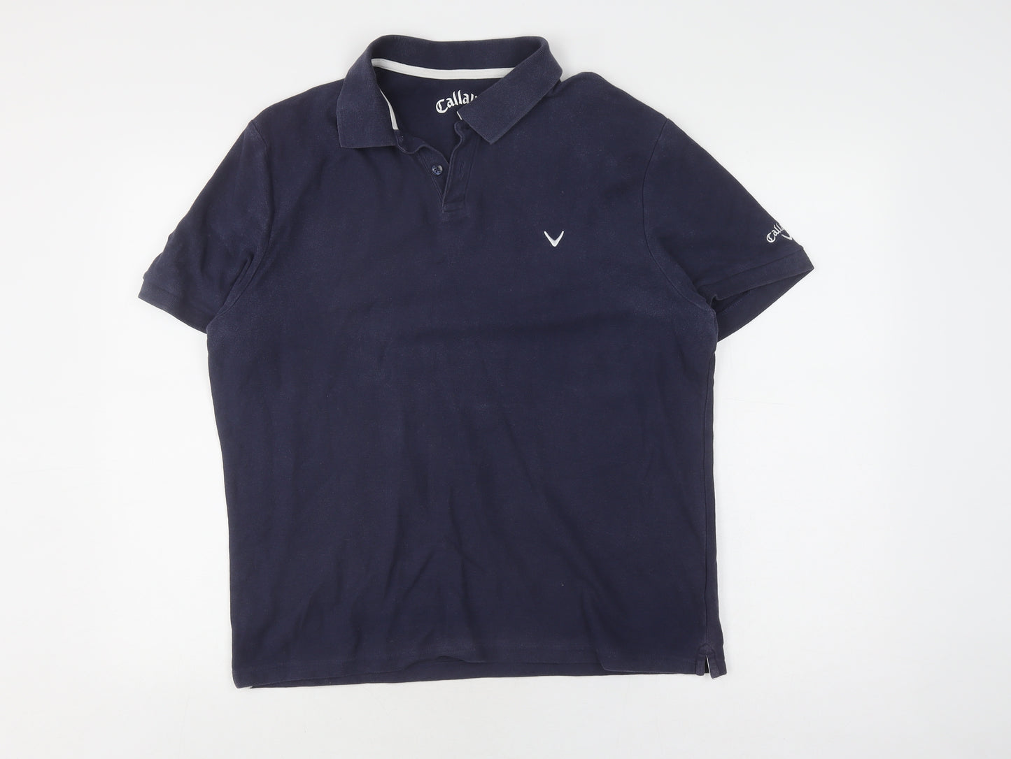 Callaway Men's Blue Polo, Golf Style, Moisture Wicking, L