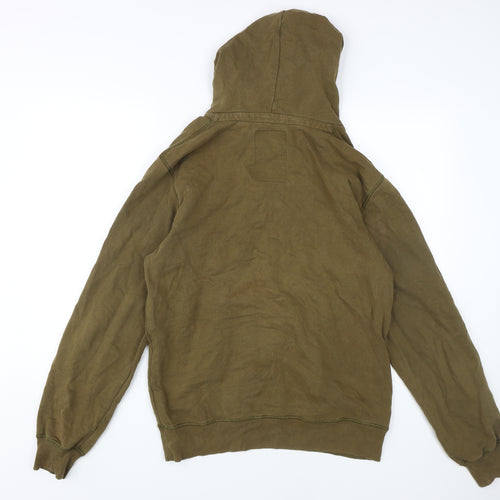 Sundek Men's Green Pullover Hoodie L