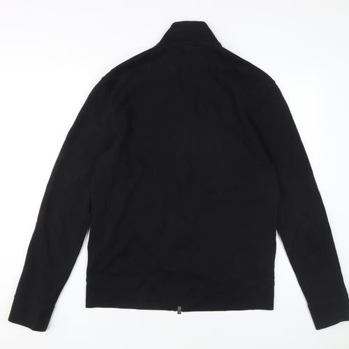 Hugo Boss Men's Black Full Zip Sweatshirt, M