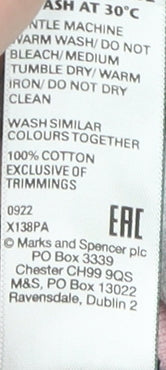 Marks and Spencer Men's Multicoloured XL Striped Polo