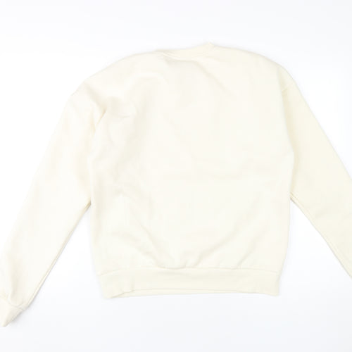 Fila Unisex Ivory Pullover Sweatshirt S Casual