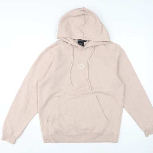 Criminal Damage Men's Beige M Hooded Pullover Logo Hoodie