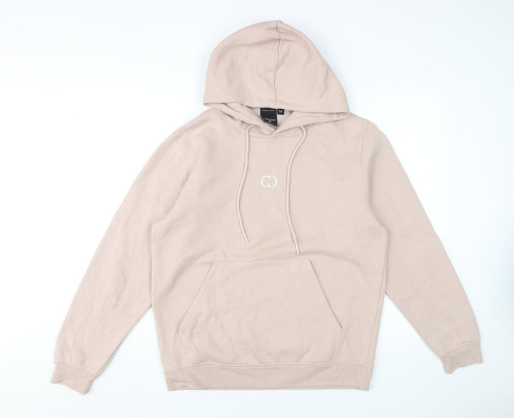 Criminal Damage Men's Beige M Hooded Pullover Logo Hoodie