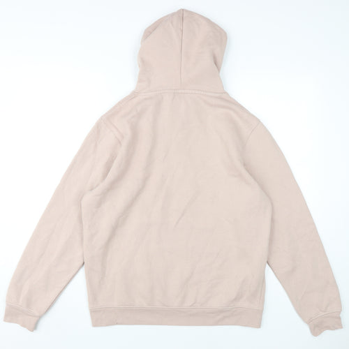 Criminal Damage Men's Beige M Hooded Pullover Logo Hoodie