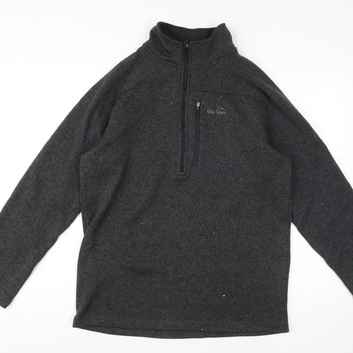 Peter Storm Men's Black 1/2 Zip Fleece Sweatshirt M