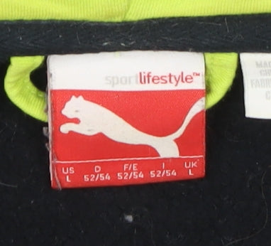 Puma Men's L Black Full Zip Hoodie