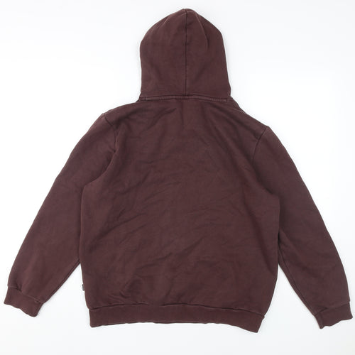 Puma Men's Brown Pullover Hoodie Medium