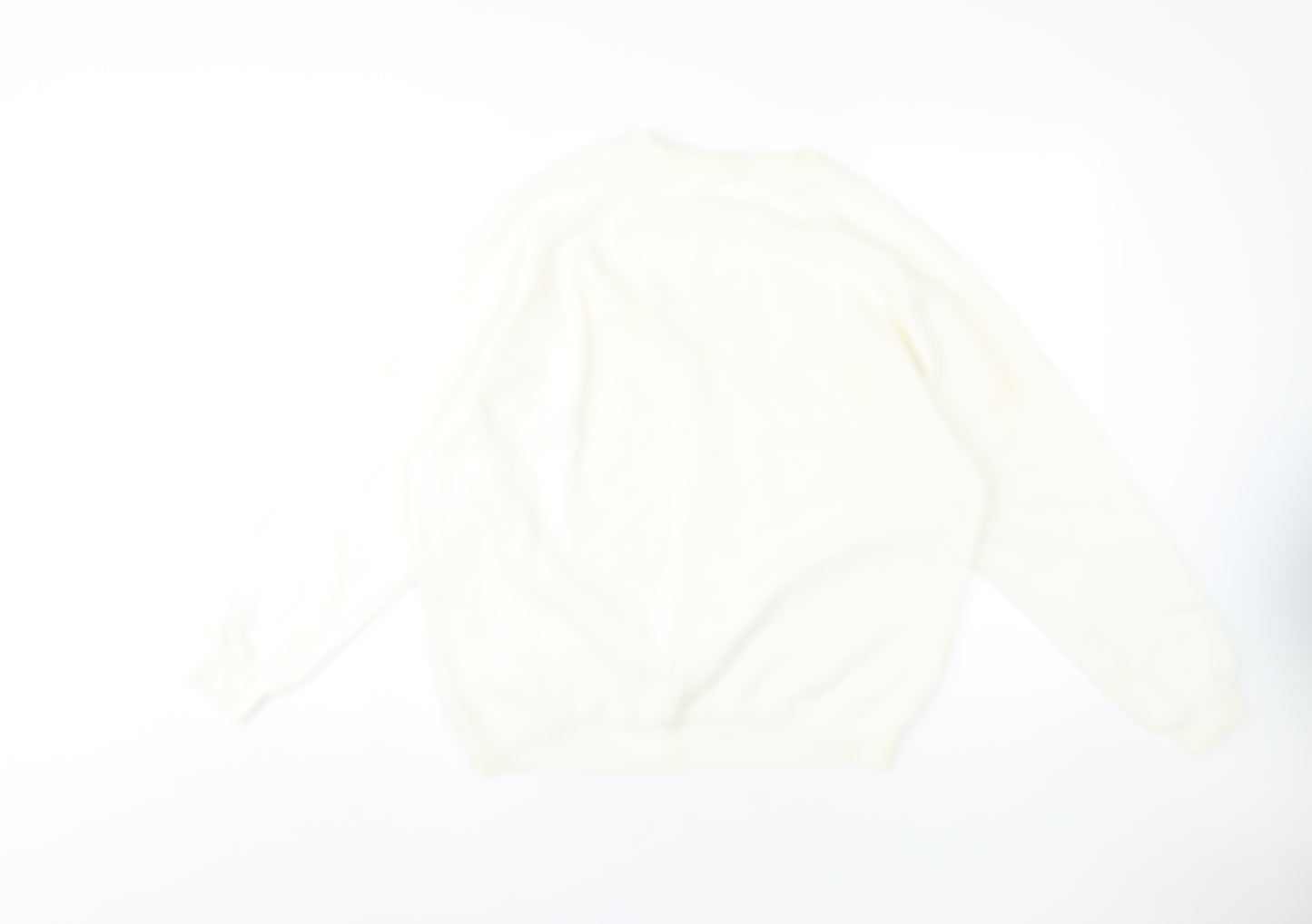 David Allan Unisex Ivory Pullover Sweatshirt M