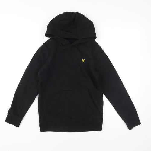 Lyle & Scott Boys Black Pullover Hoodie 8-9 Years