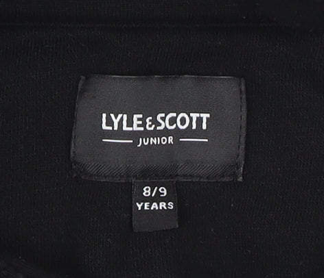 Lyle & Scott Boys Black Pullover Hoodie 8-9 Years