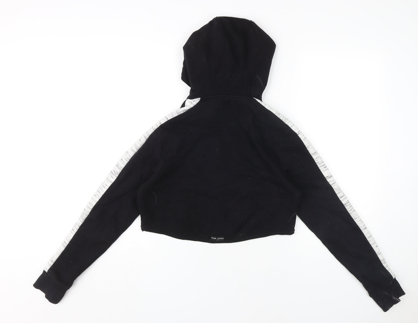 Pink Soda Sport Women’s Black Pullover Hoodie Size 8