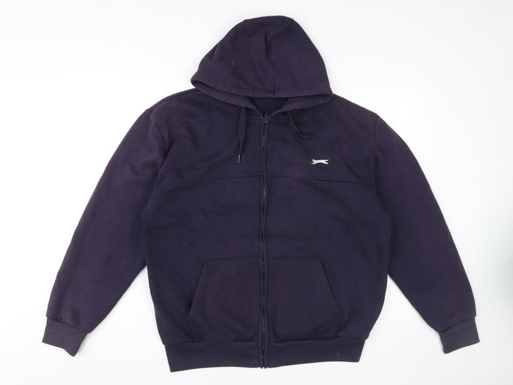Slazenger Men's Blue Full Zip Hoodie - L