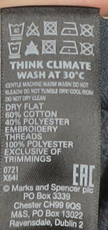 Marks and Spencer Women's Blue Star Hoodie Size 10