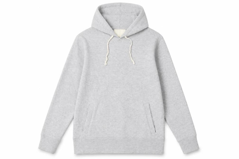 Front view of Gap Women's Grey Pullover Hoodie, size S