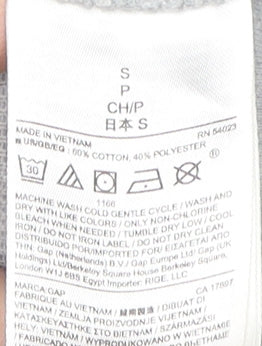 GAP Women's Grey Pullover Hoodie Size S