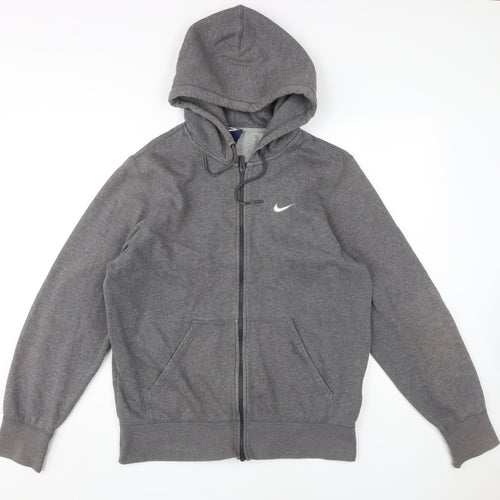 Nike Men's Grey Full Zip Hoodie M