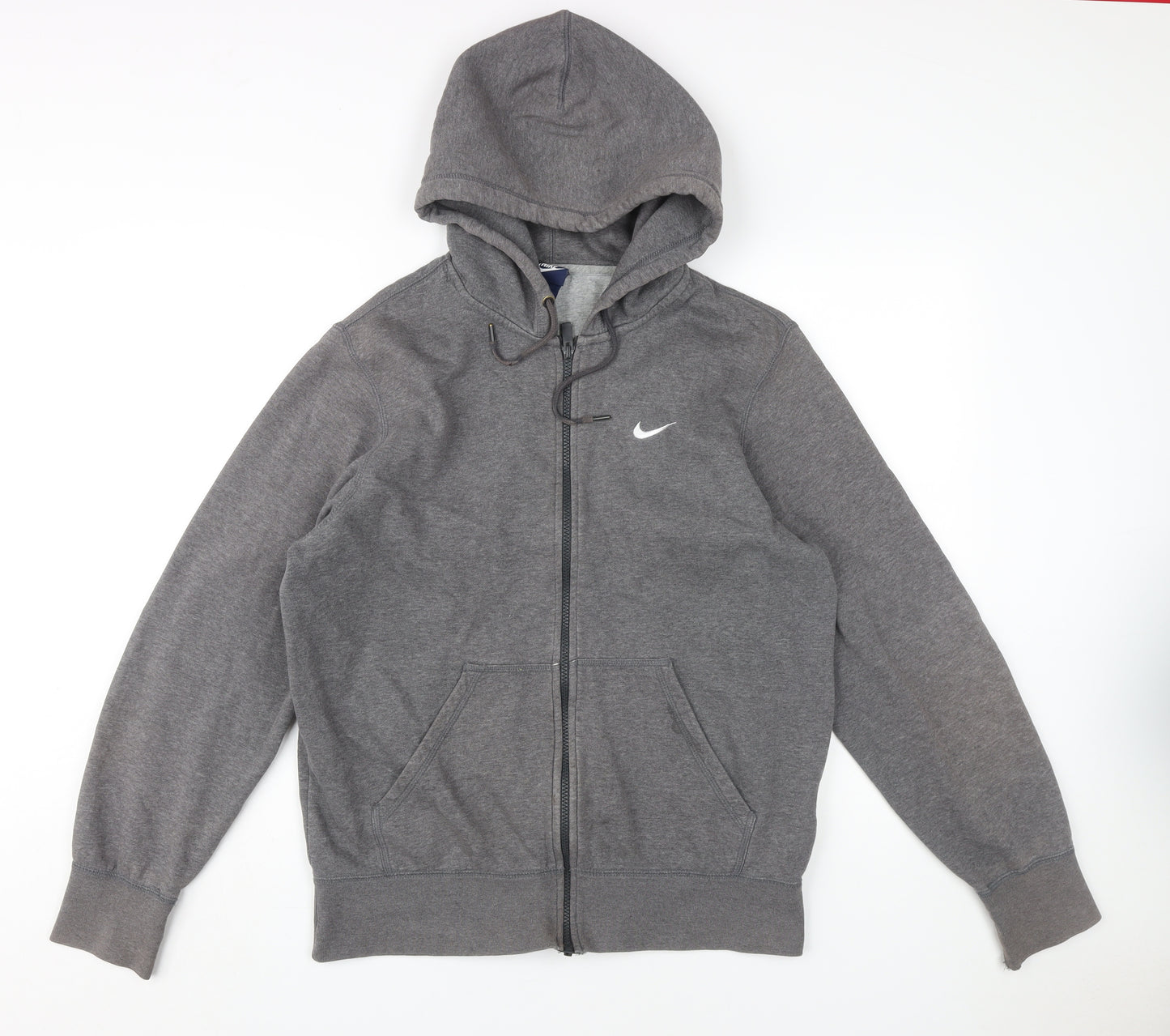 Nike Men's Grey Full Zip Hoodie M