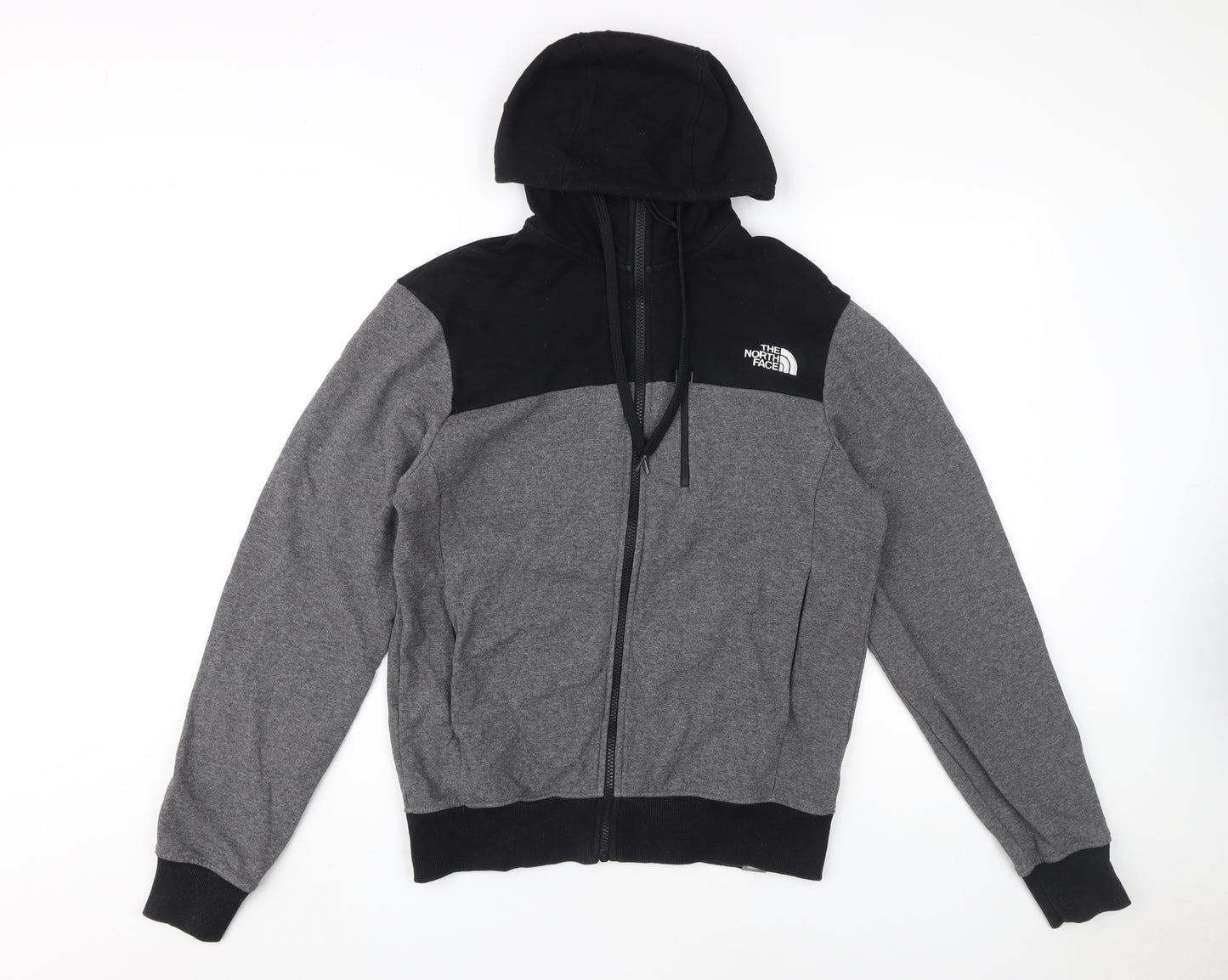 The North Face Men's Black & Grey Full Zip Hoodie S