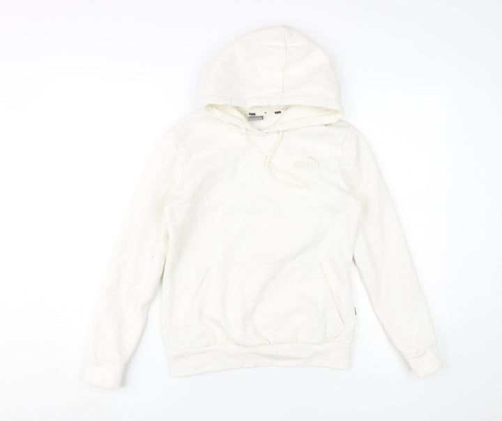 Puma Women's Ivory Hoodie XS - Trendy Sportswear