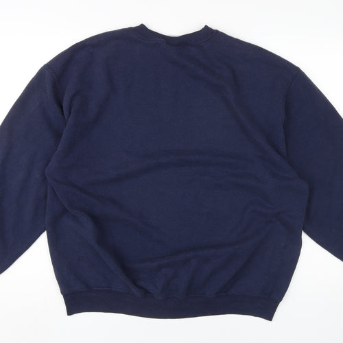 Hard Rock Cafe Women's Navy Blue Sweatshirt XL