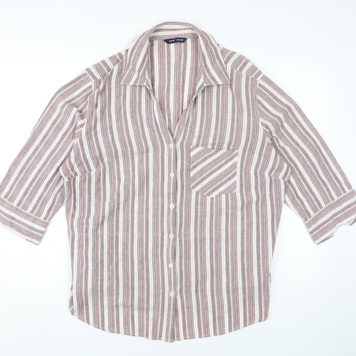 East Coast Women's Multicoloured Button-Up Shirt
