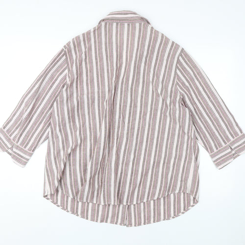 East Coast Women's Multicoloured Button-Up Shirt