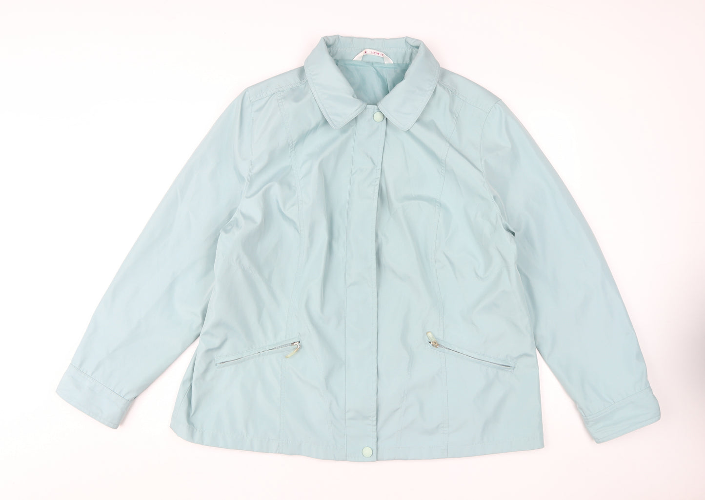 Bonmarché Women's Blue Basic Jacket - Size L