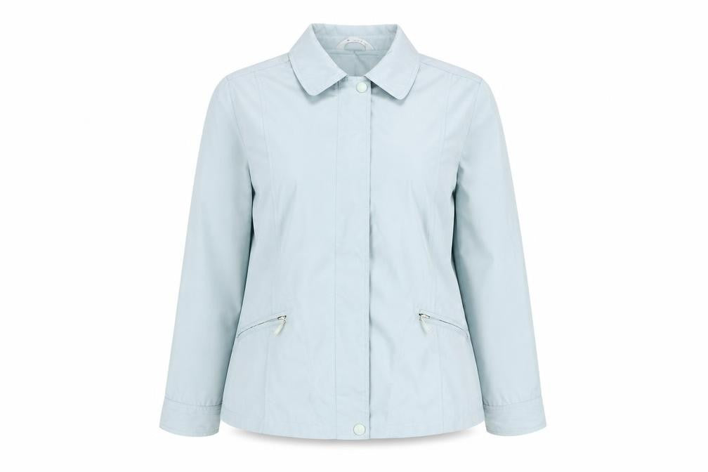 Front view of Bonmarché Women's Blue Basic Jacket -, size L
