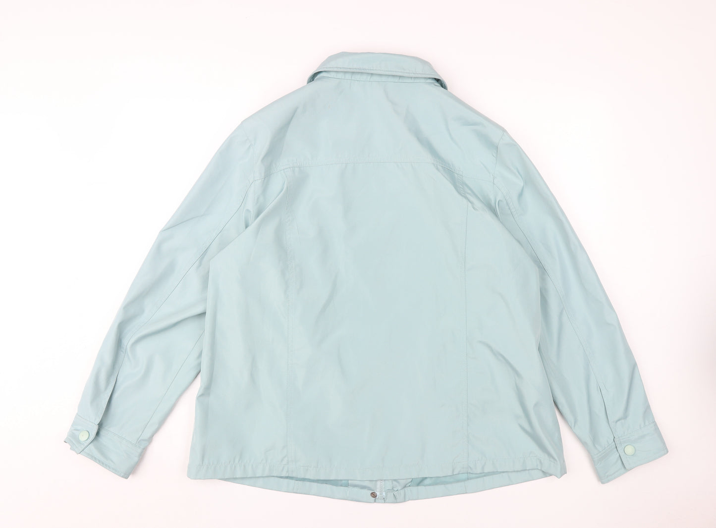 Bonmarché Women's Blue Basic Jacket - Size L