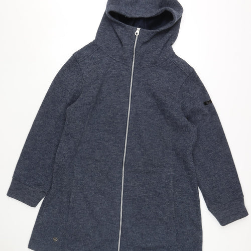 Regatta Women's Blue Hooded Long Coat UK 18