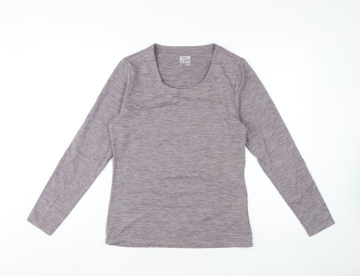 32 Degrees Women's Grey Long Sleeve T-Shirt, M