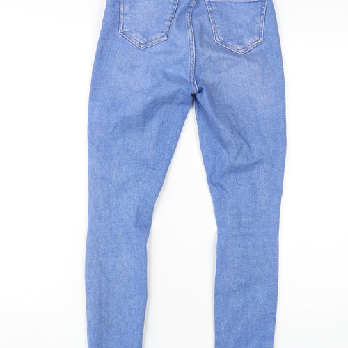 New Look Women's Blue Skinny Jeans - UK 6, Distressed