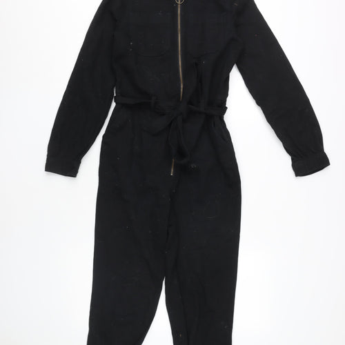 John Lewis Women's Black XS Collared Jumpsuit