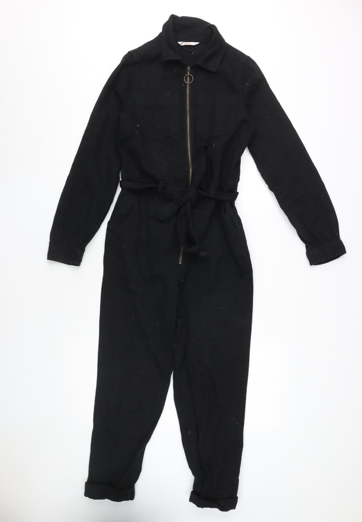 John Lewis Women's Black XS Collared Jumpsuit